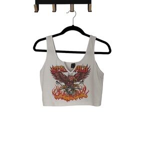 Motorcycle crop top